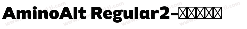 AminoAlt Regular2字体转换